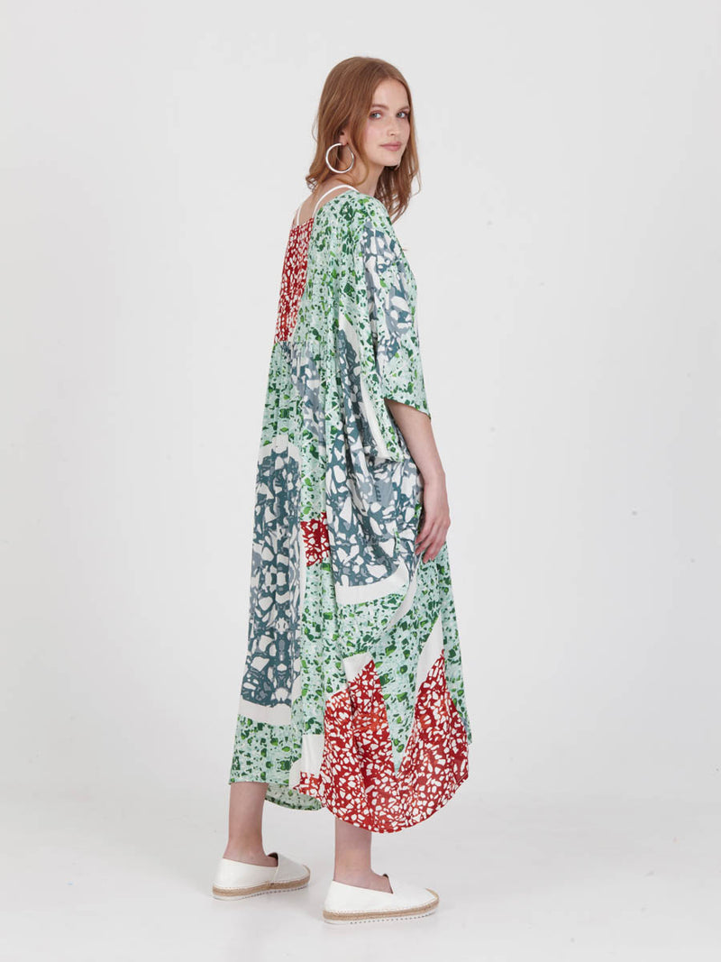 TERRAZZO loose shirt dress