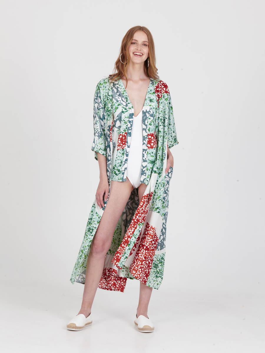 TERRAZZO loose shirt dress