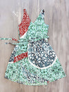 TERRAZZO midi wrap dress