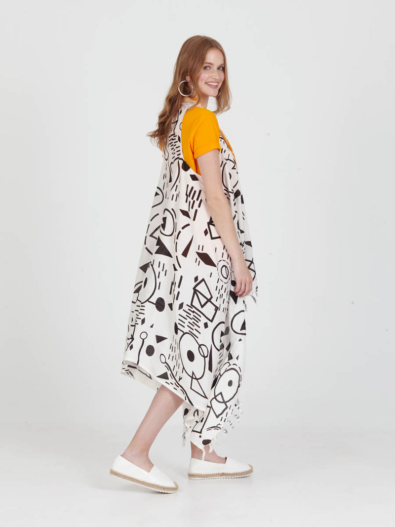 DOODLES pareo vest