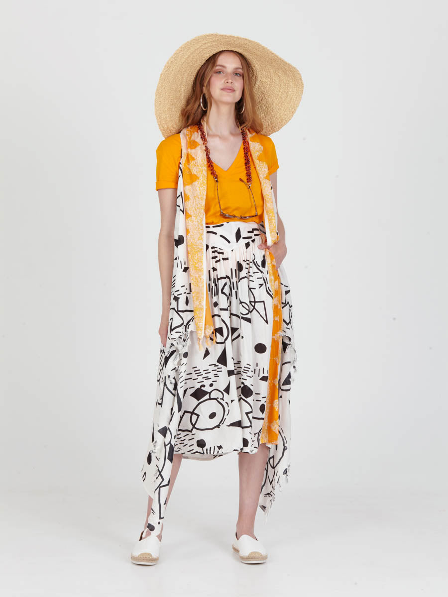 DOODLES pareo vest