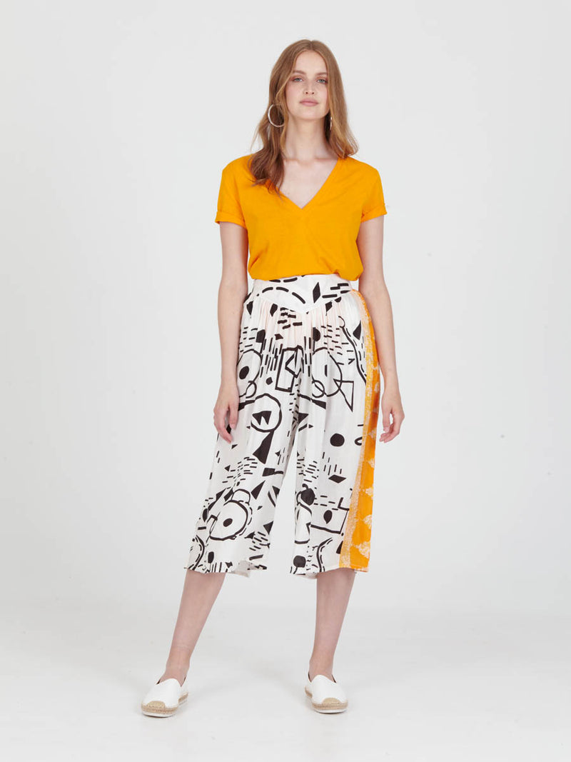 DOODLES wide leg culotte
