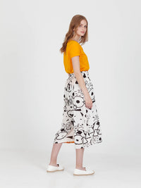 DOODLES wide leg culotte