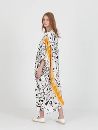 DOODLES loose shirt dress