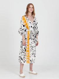 DOODLES loose shirt dress