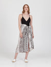 FRINGES WHITE pareo sarong