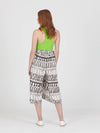 FRINGES WHITE wide leg culotte