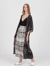 FRINGES WHITE midi skirt with extra band on waist back