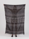 FRINGES BLACK pareo sarong