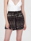 FRINGES BLACK shorts