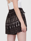 FRINGES BLACK shorts
