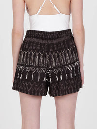 FRINGES BLACK shorts