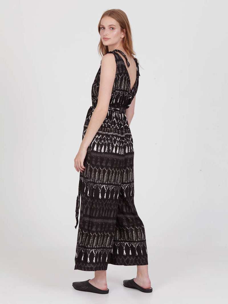 FRINGES BLACK jumpsuit
