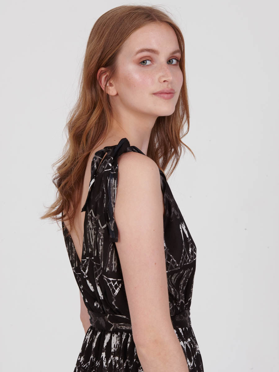 FRINGES BLACK jumpsuit