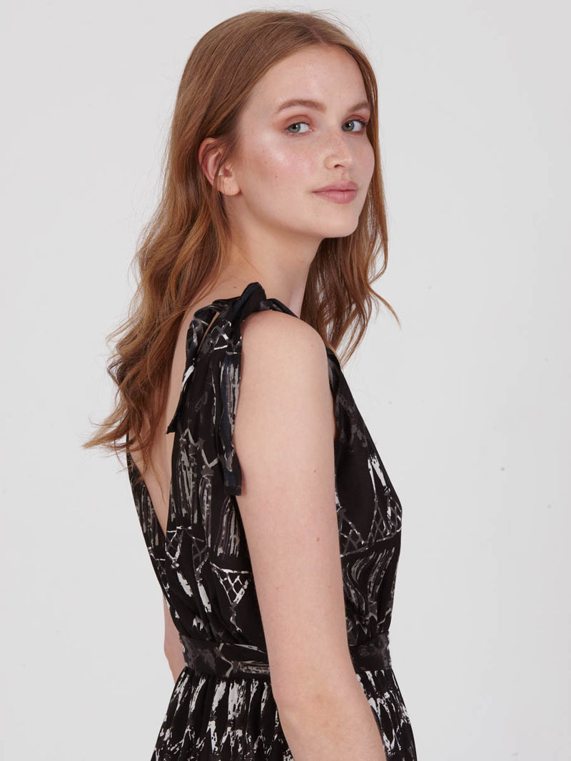 FRINGES BLACK jumpsuit