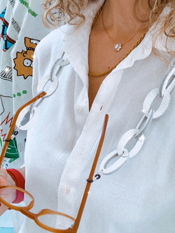 KIRKI glasses leather chain - all colors