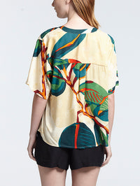 FICUS cropped shirt