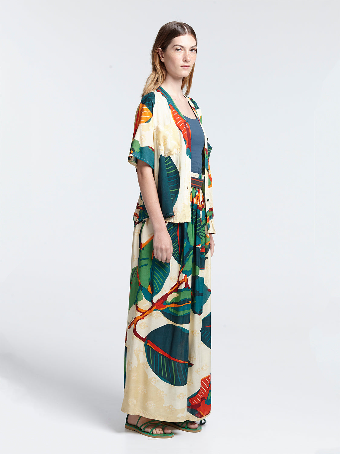 FICUS cropped shirt