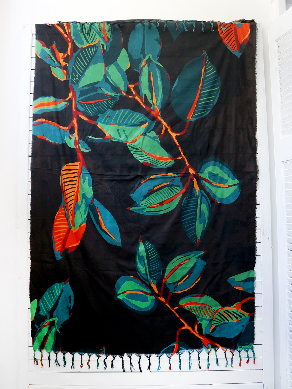 FICUS BLACK pareo sarong