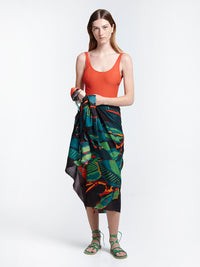 FICUS BLACK pareo sarong