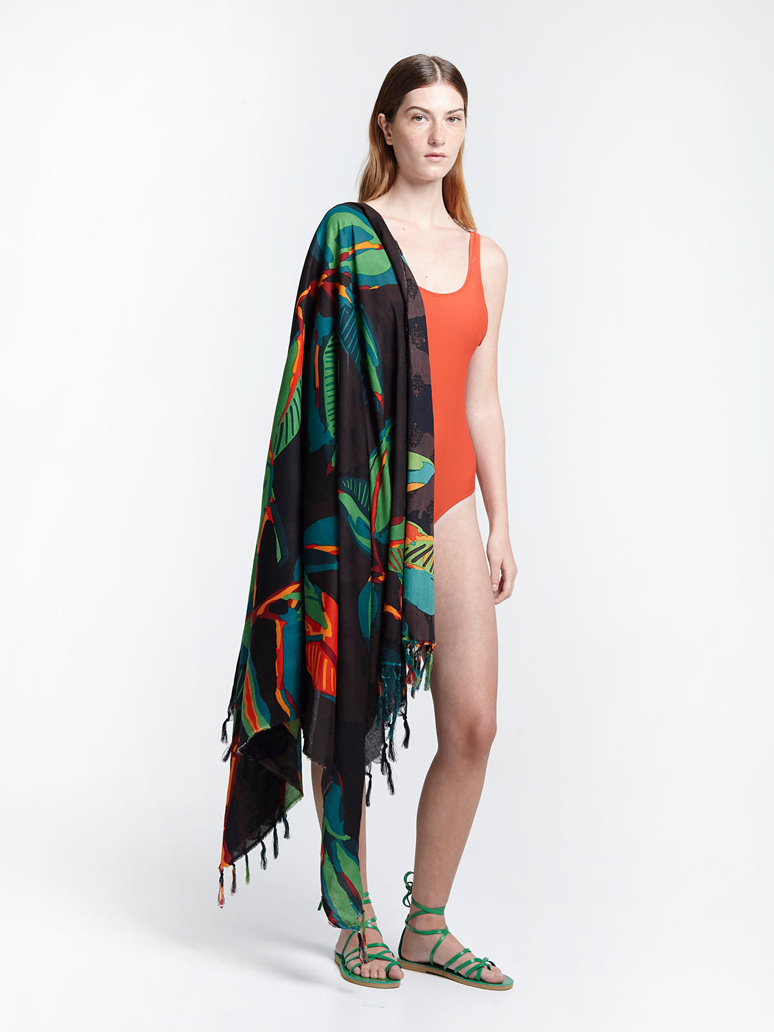 FICUS BLACK pareo sarong