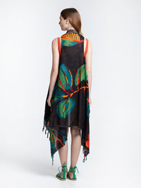 FICUS BLACK pareo vest