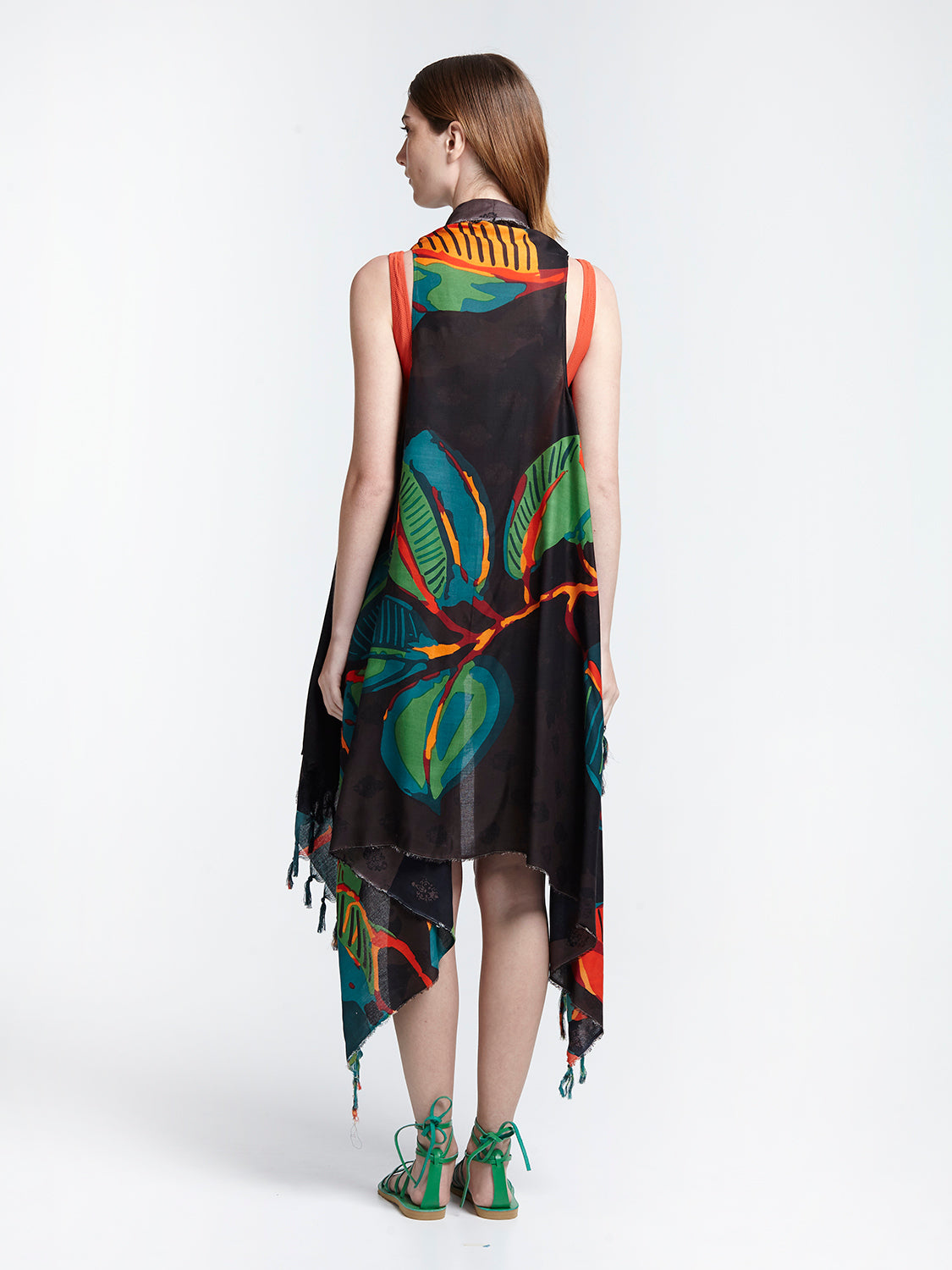 FICUS BLACK pareo vest