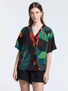 FICUS BLACK cropped shirt