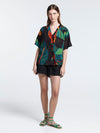 FICUS BLACK cropped shirt
