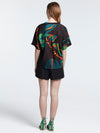 FICUS BLACK cropped shirt