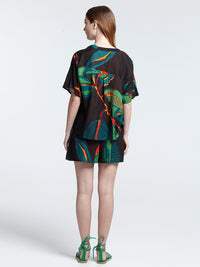 FICUS BLACK cropped shirt