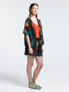 FICUS BLACK cropped shirt