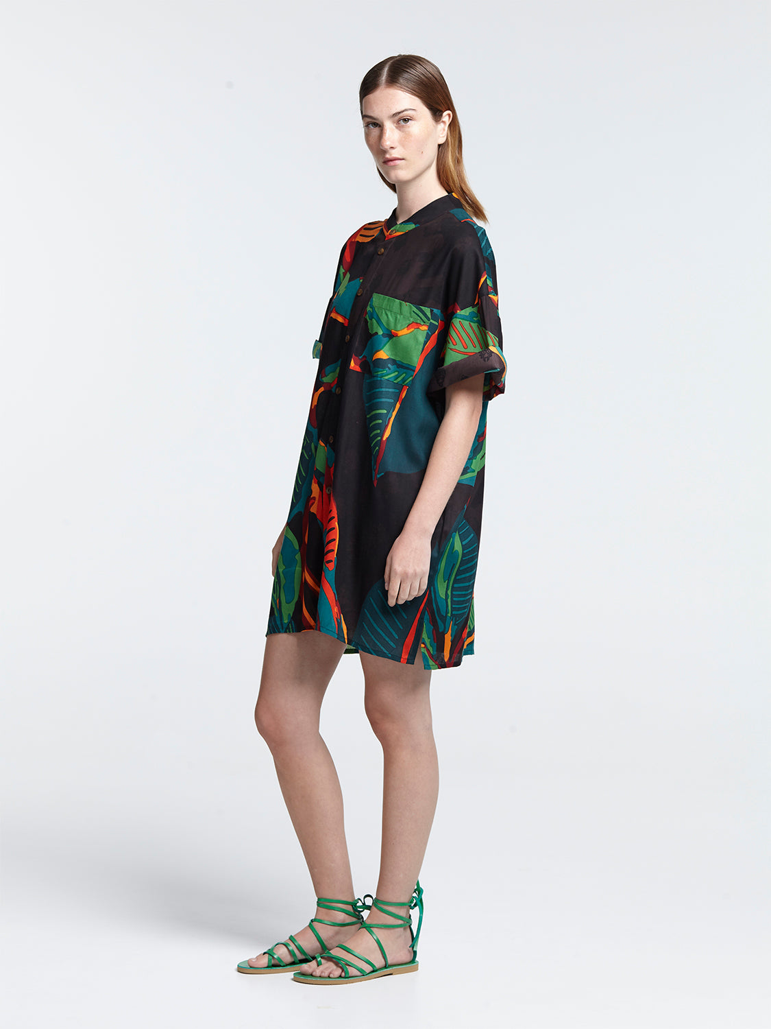 FICUS BLACK mao men shirt