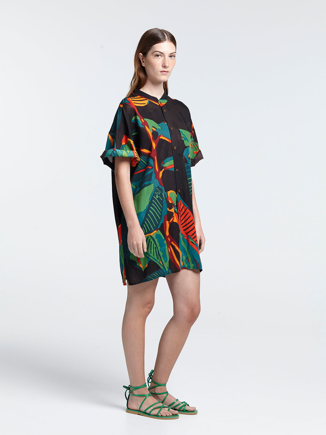 FICUS BLACK mao men shirt