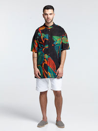 FICUS BLACK mao men shirt