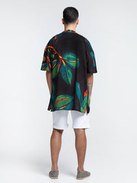 FICUS BLACK mao men shirt
