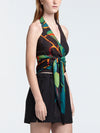 FICUS BLACK wrap top