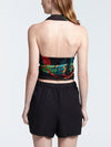 FICUS BLACK wrap top
