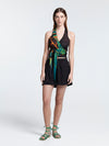 FICUS BLACK wrap top