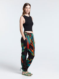 FICUS BLACK safari pants