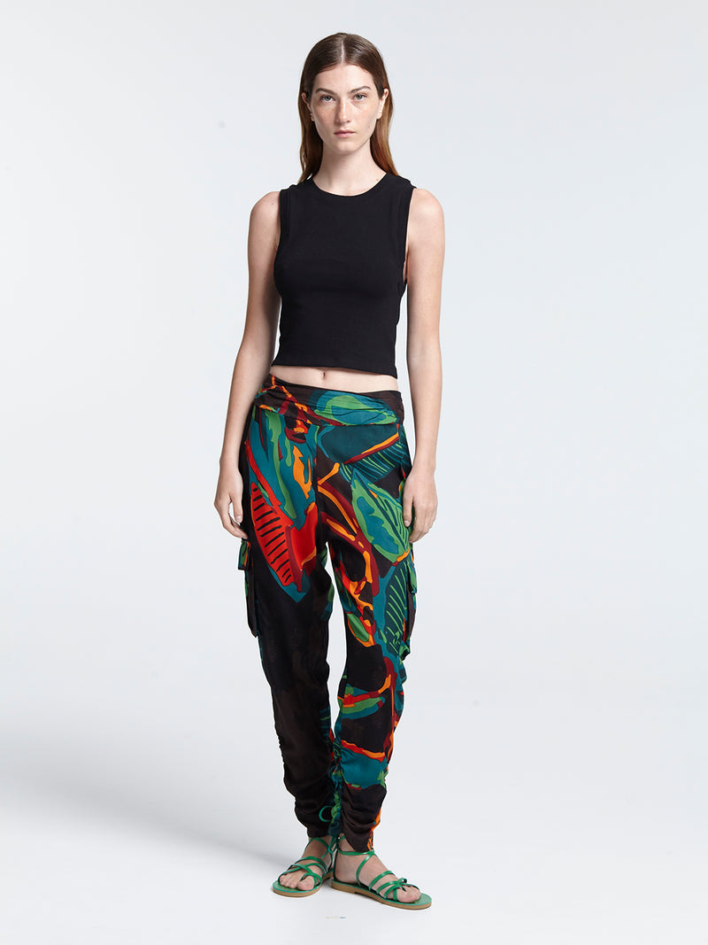 FICUS BLACK safari pants