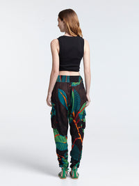 FICUS BLACK safari pants