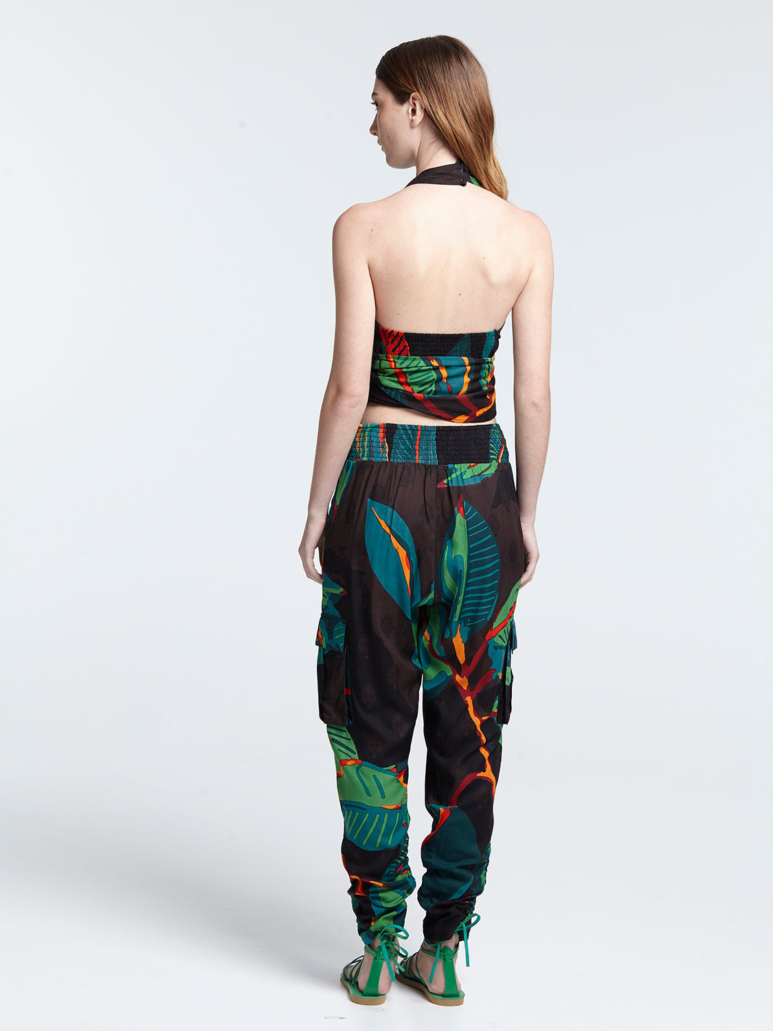 FICUS BLACK safari pants