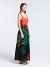 FICUS BLACK maxi pareo skirt