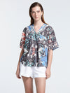 KALEIDOSCOPE cropped shirt
