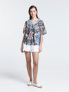 KALEIDOSCOPE cropped shirt