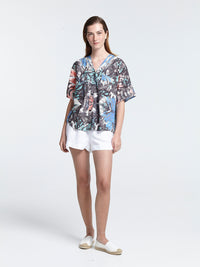 KALEIDOSCOPE cropped shirt