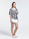KALEIDOSCOPE cropped shirt