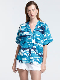 SALPARO cropped shirt