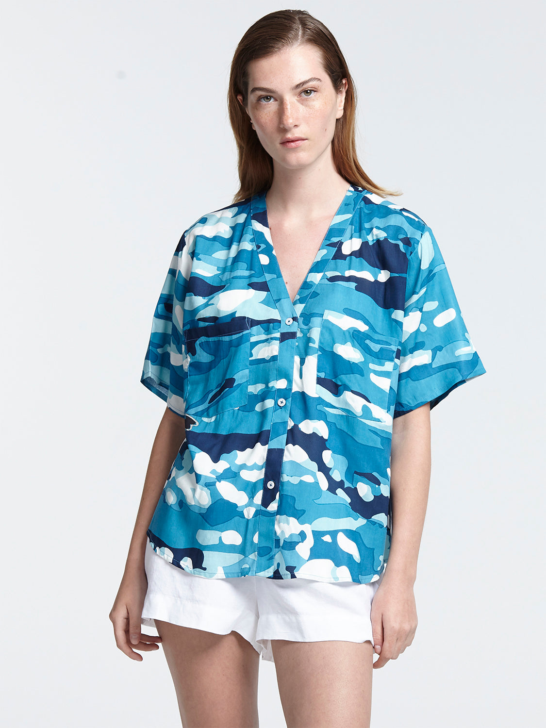 SALPARO cropped shirt